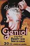 Geniol Poster with a Pierced Head-Achille Mauzan-Laminated Giclee Print