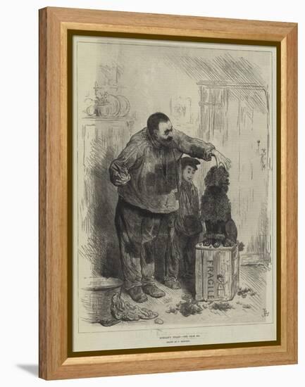 Achille's Toilet-Frederick Barnard-Framed Premier Image Canvas