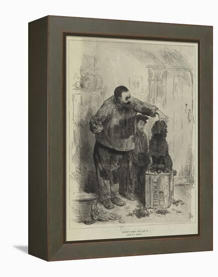 Achille's Toilet-Frederick Barnard-Framed Premier Image Canvas