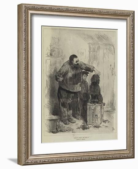 Achille's Toilet-Frederick Barnard-Framed Premium Giclee Print