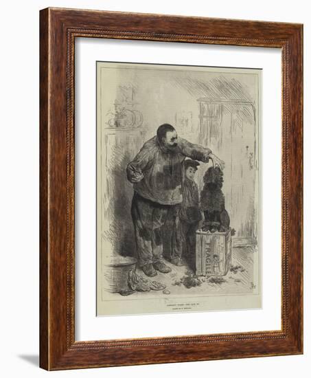 Achille's Toilet-Frederick Barnard-Framed Giclee Print