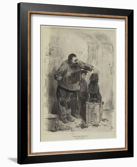 Achille's Toilet-Frederick Barnard-Framed Giclee Print