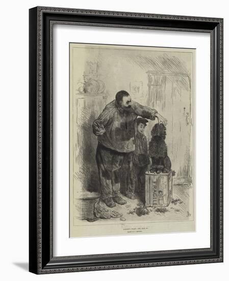 Achille's Toilet-Frederick Barnard-Framed Giclee Print