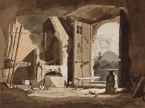 Interior of a Forge-Achille Vianelli-Framed Giclee Print