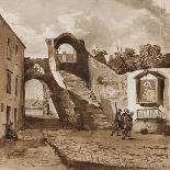 Tower and Town Walls-Achille Vianelli-Framed Giclee Print