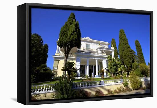 Achilleion Palace, Corfu, the Ionian Islands, Greek Islands, Greece, Europe-Neil Farrin-Framed Premier Image Canvas