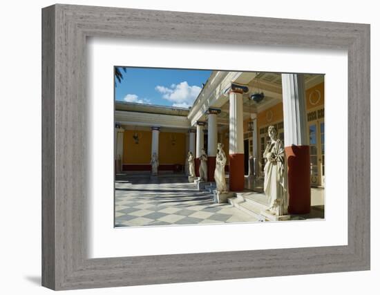 Achilleion Palace of Empress Elisabeth of Austria Well known as Sissi-Tuul-Framed Photographic Print