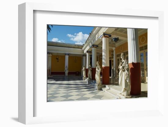 Achilleion Palace of Empress Elisabeth of Austria Well known as Sissi-Tuul-Framed Photographic Print