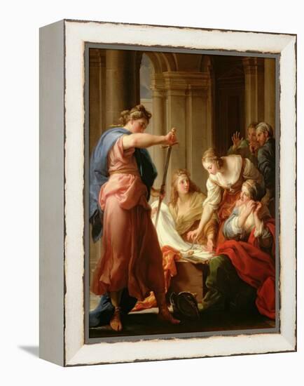 Achilles at the Court of King Lycomedes with His Daughters-Pompeo Batoni-Framed Premier Image Canvas