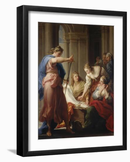 Achilles at the Court of Lycomedes-Pompeo Batoni-Framed Giclee Print