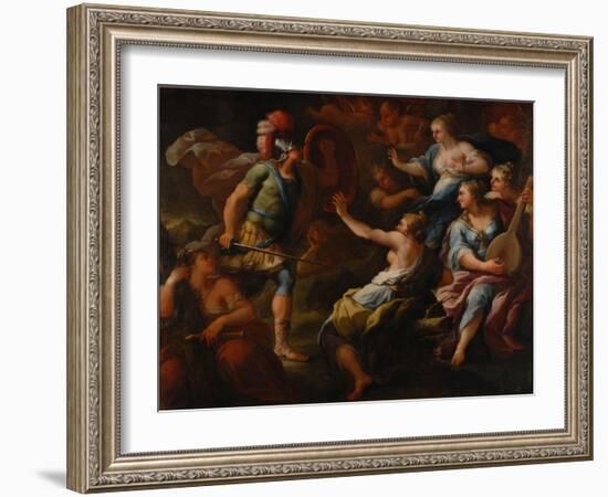 Achilles Discovered by Ulysses Among the Daughters of Lycomedes at Skyros-Paolo de Matteis-Framed Giclee Print