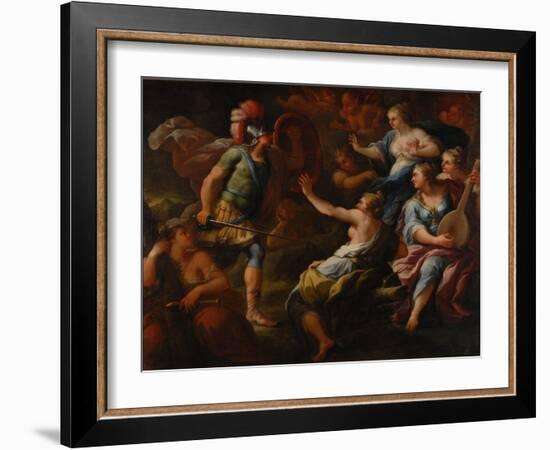 Achilles Discovered by Ulysses Among the Daughters of Lycomedes at Skyros-Paolo de Matteis-Framed Giclee Print