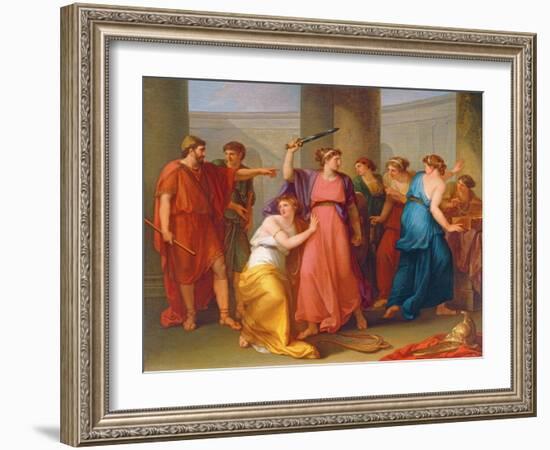 Achilles Discovered-Angelica Kauffmann-Framed Giclee Print