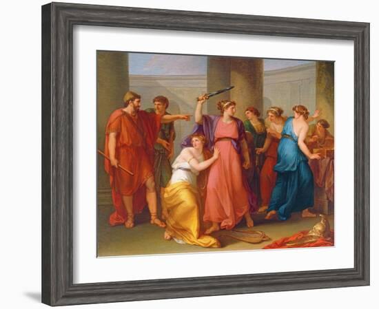 Achilles Discovered-Angelica Kauffmann-Framed Giclee Print