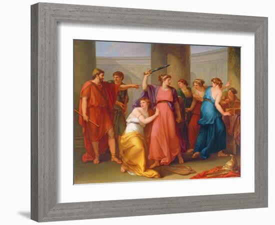 Achilles Discovered-Angelica Kauffmann-Framed Giclee Print