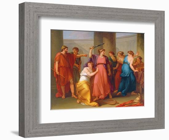 Achilles Discovered-Angelica Kauffmann-Framed Giclee Print