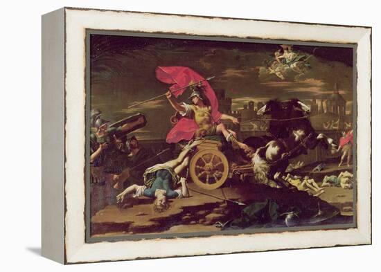 Achilles Dragging the Body of Hector Around the Walls of Troy-Donato Creti-Framed Premier Image Canvas