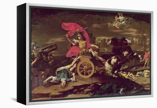 Achilles Dragging the Body of Hector Around the Walls of Troy-Donato Creti-Framed Premier Image Canvas