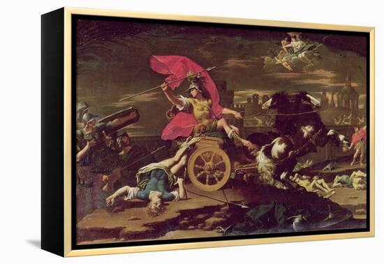 Achilles Dragging the Body of Hector Around the Walls of Troy-Donato Creti-Framed Premier Image Canvas