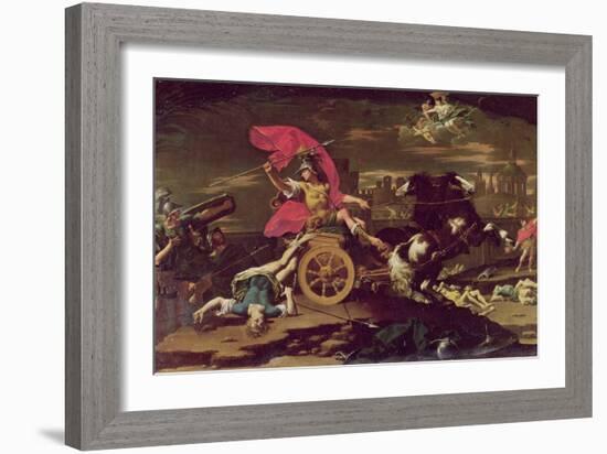 Achilles Dragging the Body of Hector Around the Walls of Troy-Donato Creti-Framed Giclee Print