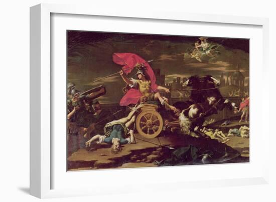 Achilles Dragging the Body of Hector Around the Walls of Troy-Donato Creti-Framed Giclee Print