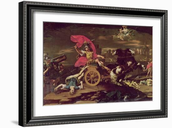 Achilles Dragging the Body of Hector Around the Walls of Troy-Donato Creti-Framed Giclee Print