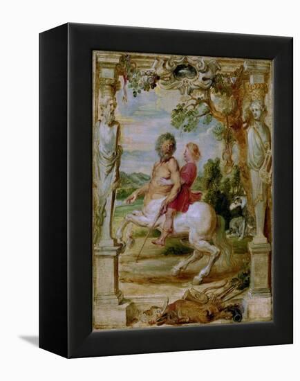 Achilles Educated by the Centaur Chiron, 1630-1635-Peter Paul Rubens-Framed Premier Image Canvas