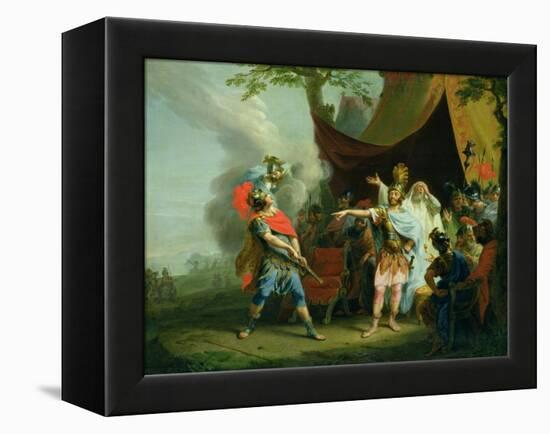 Achilles Has a Dispute with Agamemnon, 1776-Johann Heinrich Tischbein-Framed Premier Image Canvas