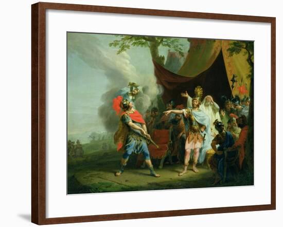 Achilles Has a Dispute with Agamemnon, 1776-Johann Heinrich Tischbein-Framed Giclee Print