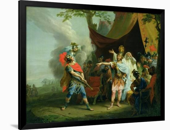 Achilles Has a Dispute with Agamemnon, 1776-Johann Heinrich Tischbein-Framed Giclee Print