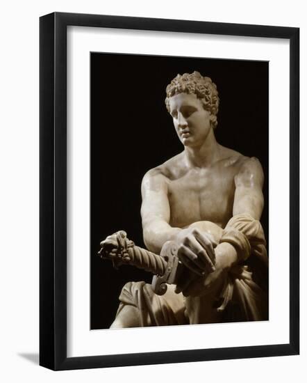 Achilles, Marble Sculpture Known as the Ludovisi Ares (c.4th century BC - 1st century BC)-null-Framed Photographic Print