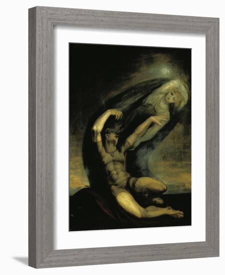 Achilles Trying to Grasp at the Shade of Patroclus, 1803-Henry Fuseli-Framed Giclee Print