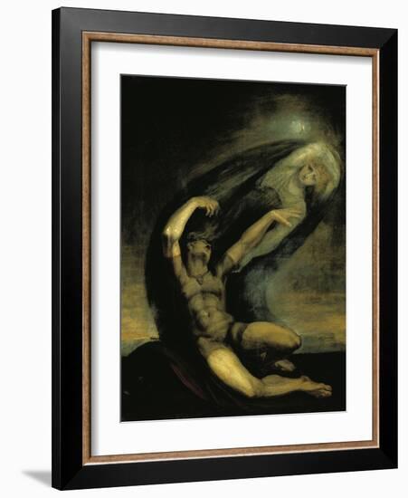 Achilles Trying to Grasp at the Shade of Patroclus, 1803-Henry Fuseli-Framed Giclee Print