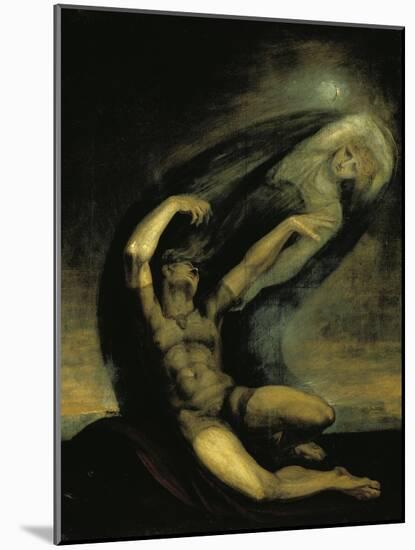 Achilles Trying to Grasp at the Shade of Patroclus, 1803-Henry Fuseli-Mounted Giclee Print