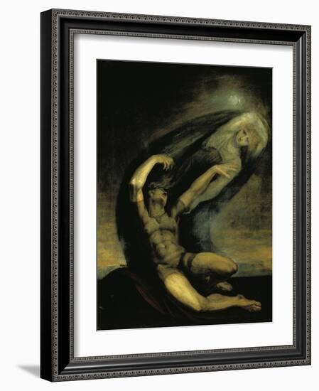 Achilles Trying to Grasp at the Shade of Patroclus, 1803-Henry Fuseli-Framed Giclee Print