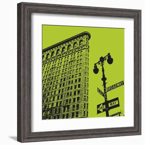 Acid Flatiron-Erin Clark-Framed Art Print