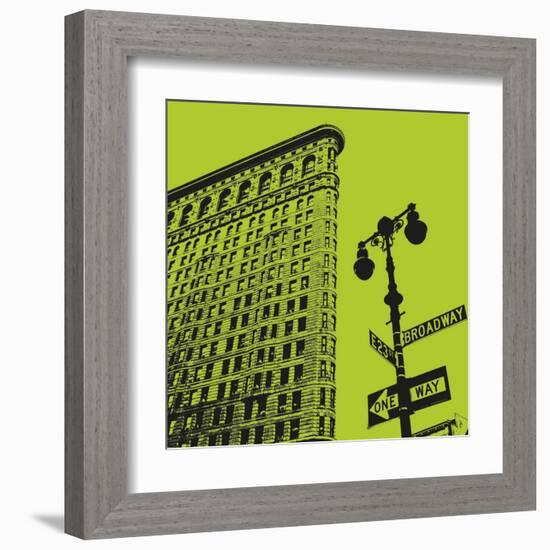 Acid Flatiron-Erin Clark-Framed Art Print