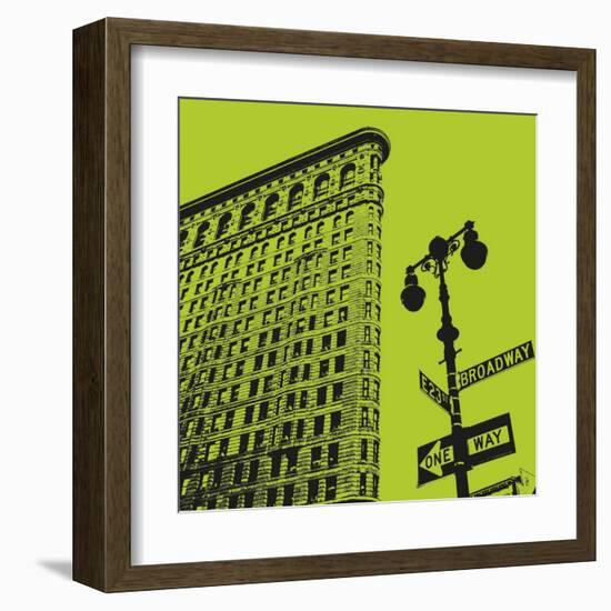 Acid Flatiron-Erin Clark-Framed Art Print