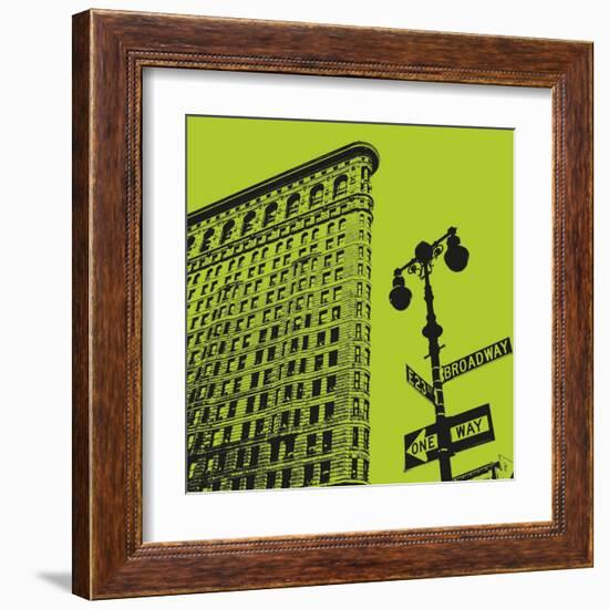 Acid Flatiron-Erin Clark-Framed Art Print