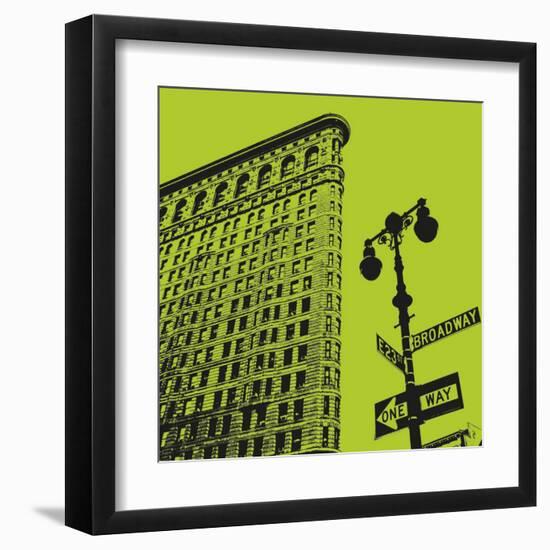 Acid Flatiron-Erin Clark-Framed Art Print