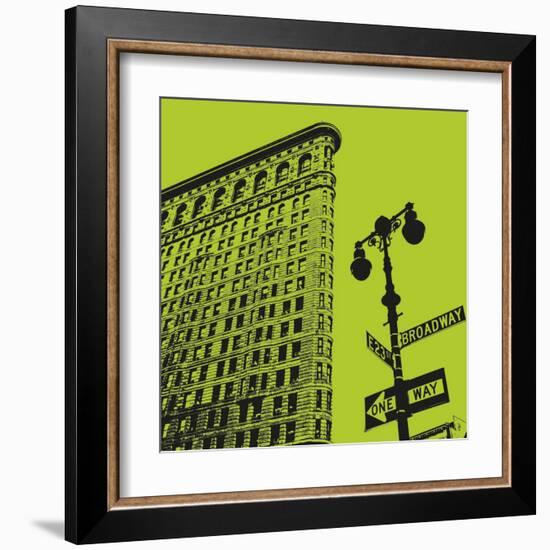 Acid Flatiron-Erin Clark-Framed Art Print