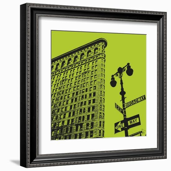 Acid Flatiron-Erin Clark-Framed Art Print