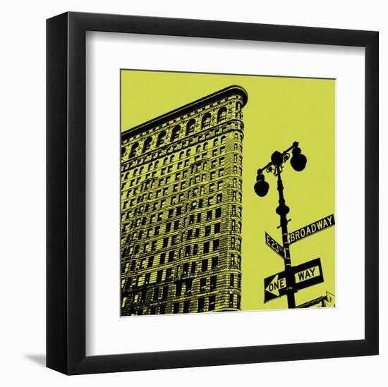 Acid Flatiron-Erin Clark-Framed Art Print