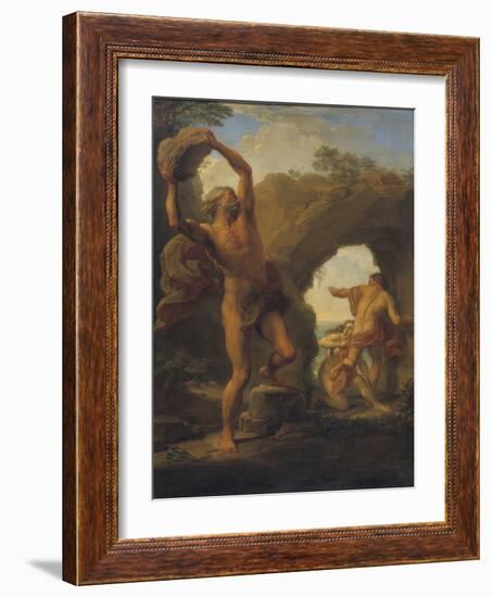Acis Et Galatee - Acis and Galatea, by Batoni, Pompeo Girolamo (1708-1787). Oil on Canvas, 1761. Di-Pompeo Girolamo Batoni-Framed Giclee Print