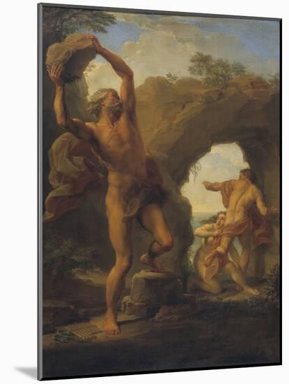 Acis Et Galatee - Acis and Galatea, by Batoni, Pompeo Girolamo (1708-1787). Oil on Canvas, 1761. Di-Pompeo Girolamo Batoni-Mounted Giclee Print