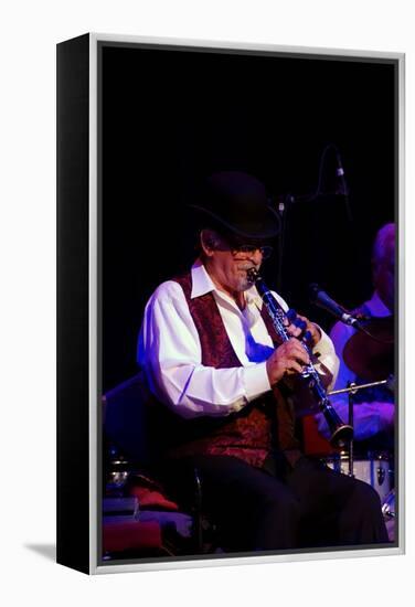 Acker Bilk, Dorking Halls, Dorking, Surrey, 2012-Brian O'Connor-Framed Premier Image Canvas