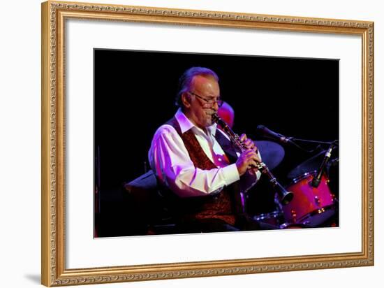 Acker Bilk, Dorking Halls, Dorking, Surrey, 2012-Brian O'Connor-Framed Photographic Print