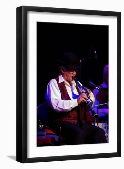 Acker Bilk, Dorking Halls, Dorking, Surrey, 2012-Brian O'Connor-Framed Photographic Print