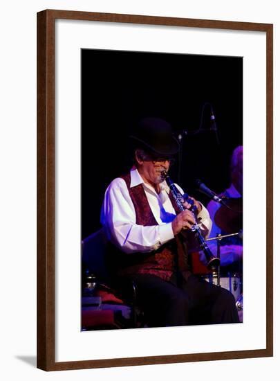 Acker Bilk, Dorking Halls, Dorking, Surrey, 2012-Brian O'Connor-Framed Photographic Print