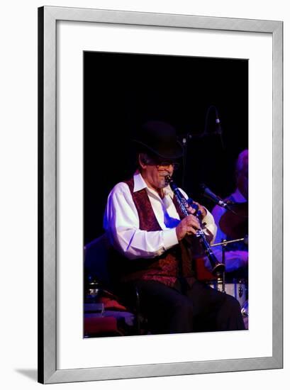 Acker Bilk, Dorking Halls, Dorking, Surrey, 2012-Brian O'Connor-Framed Photographic Print